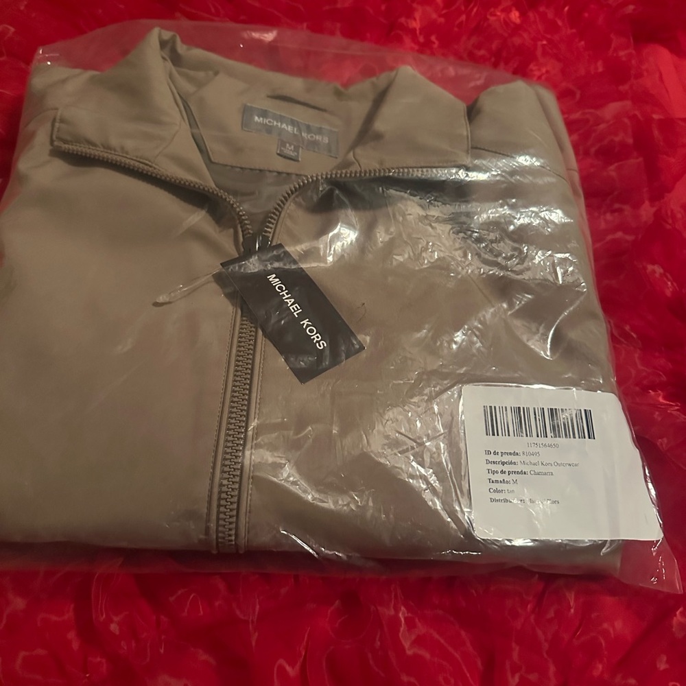 Michael Kors Men's Beige Lightweight Jacket